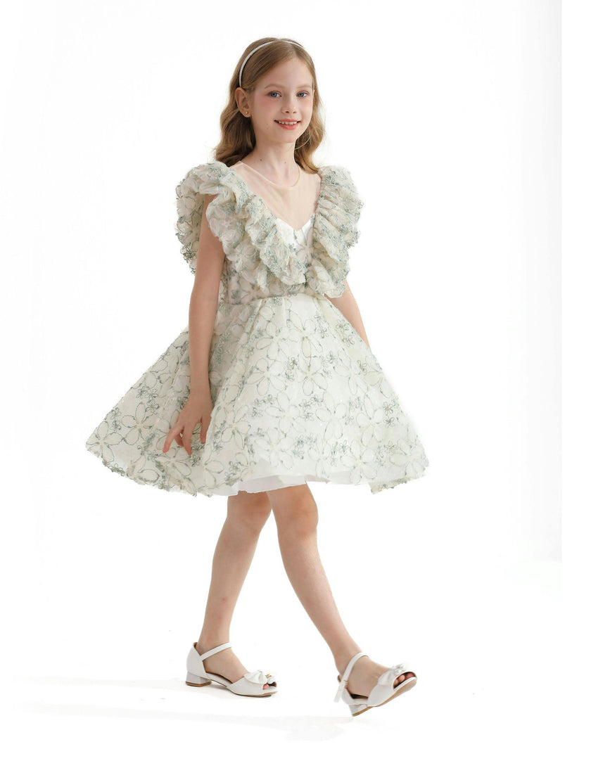 Green Floral Honeydale Dress