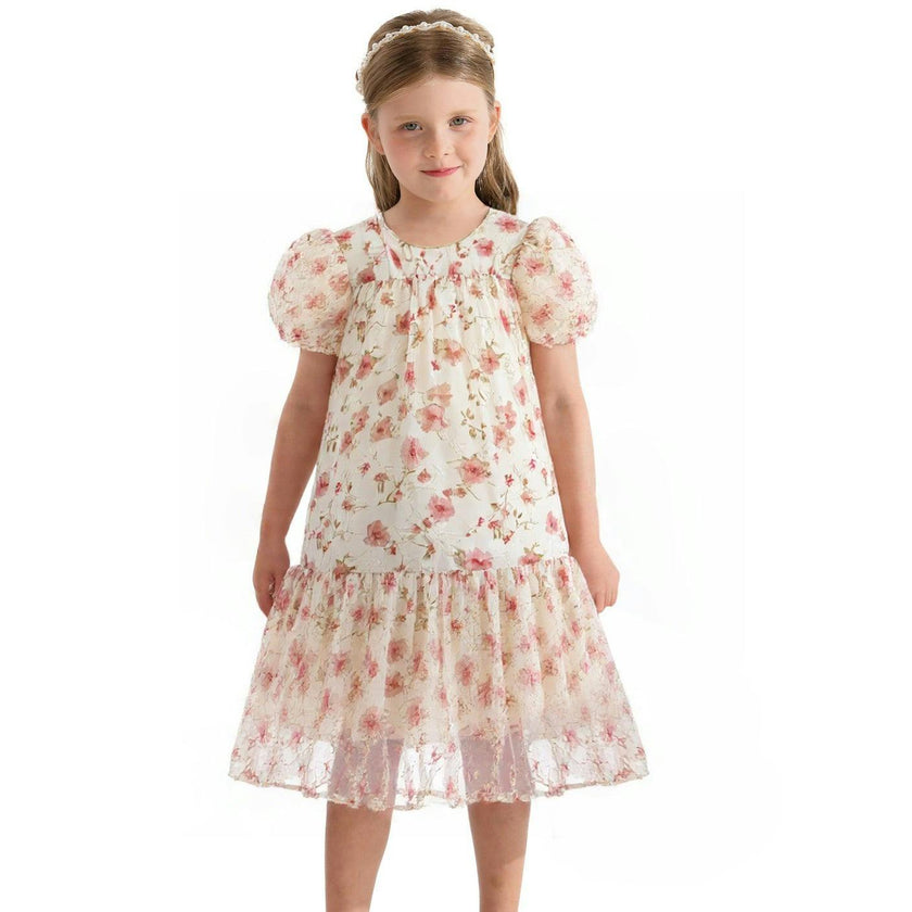Pink Vienna Floral Dress