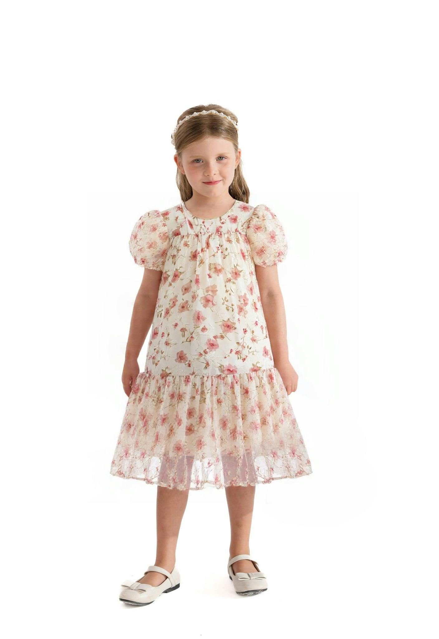 Pink Vienna Floral Dress