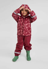 Koski - Fleece-Lined Rubber Rain Jacket