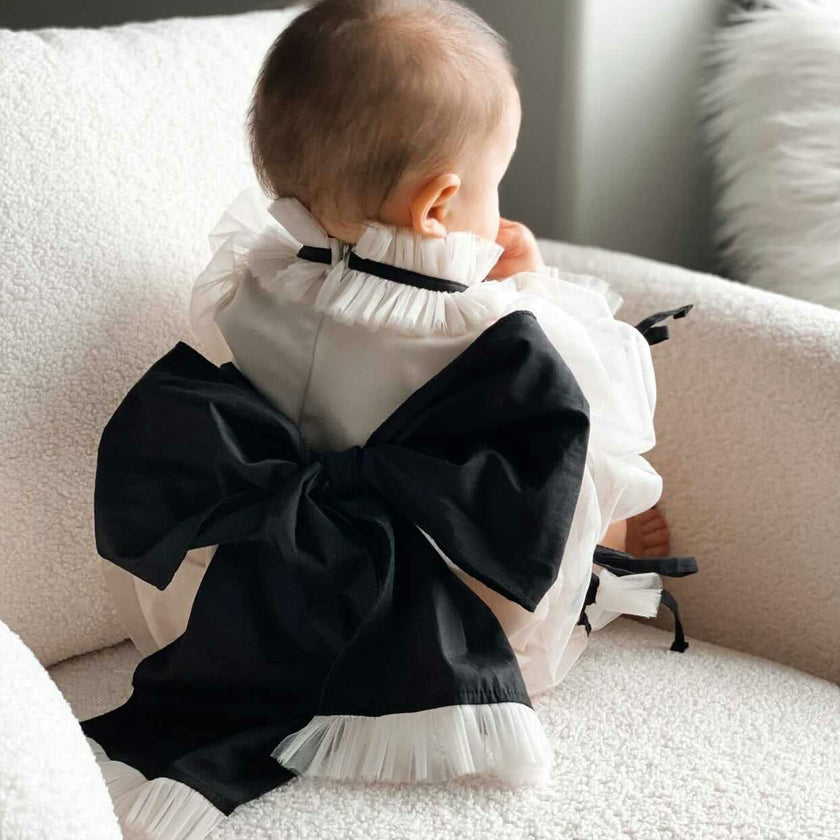 Coco-Caramel Tulle Romper