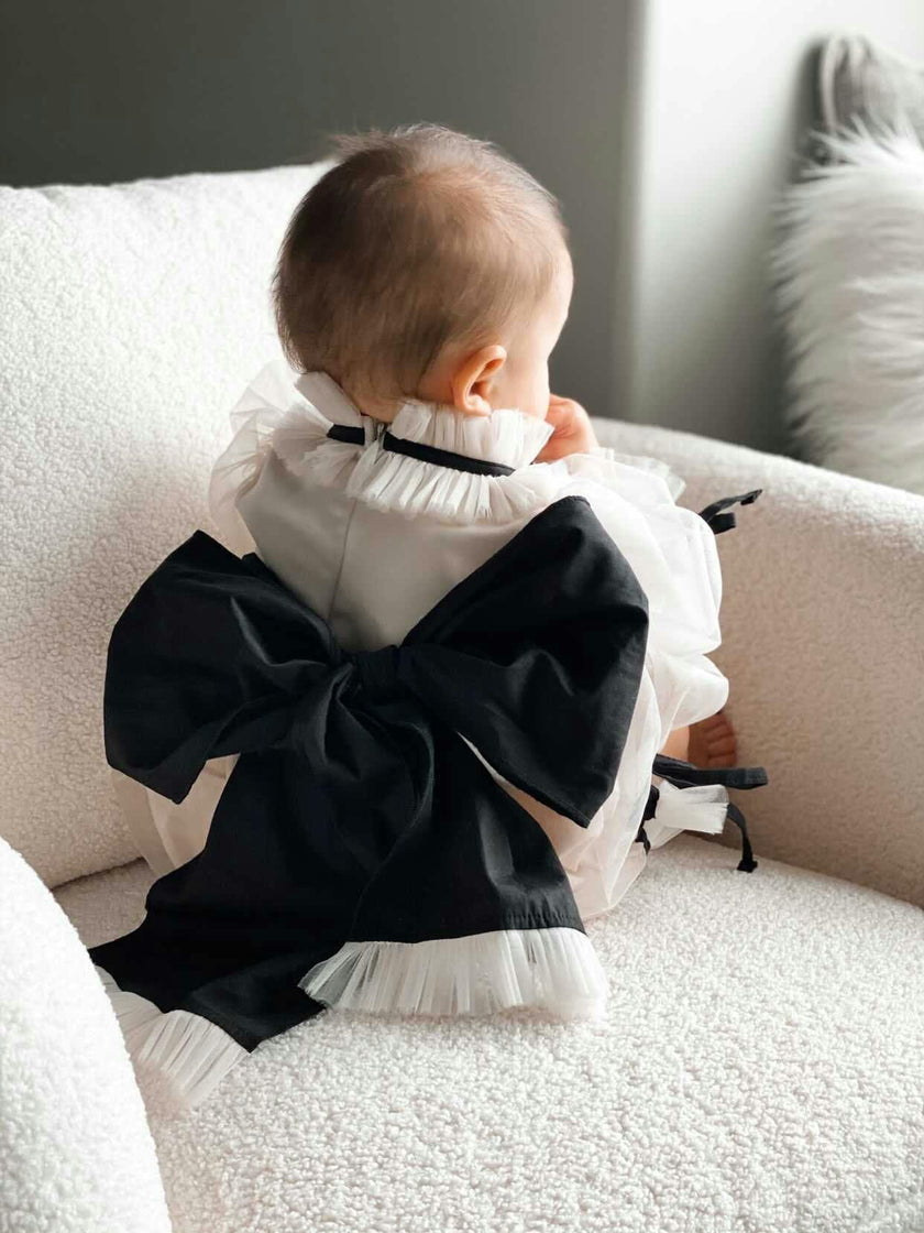 Coco-Caramel Tulle Romper