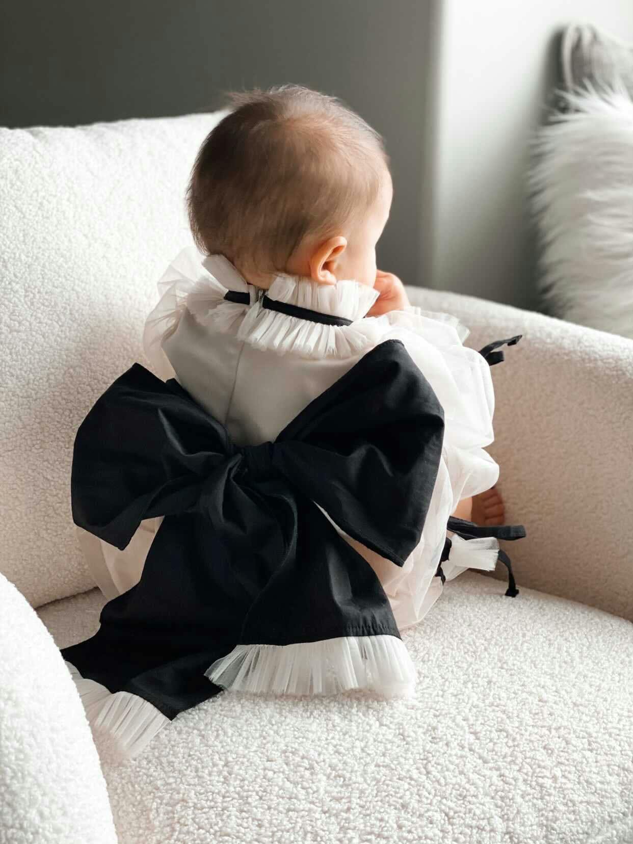 Coco-Caramel Tulle Romper