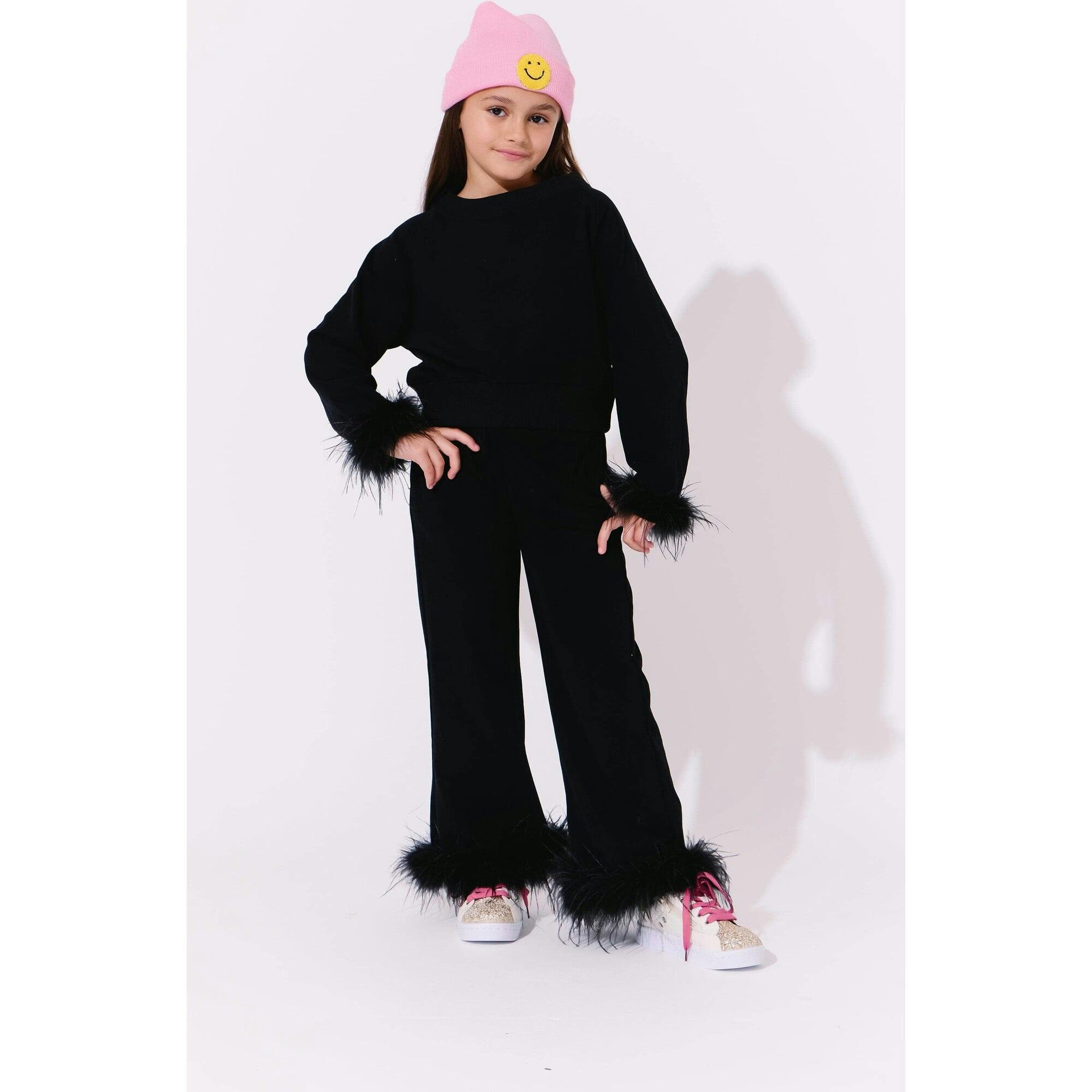 Black Feather Athletic Set