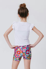 Girls Ruffle Crop Top
