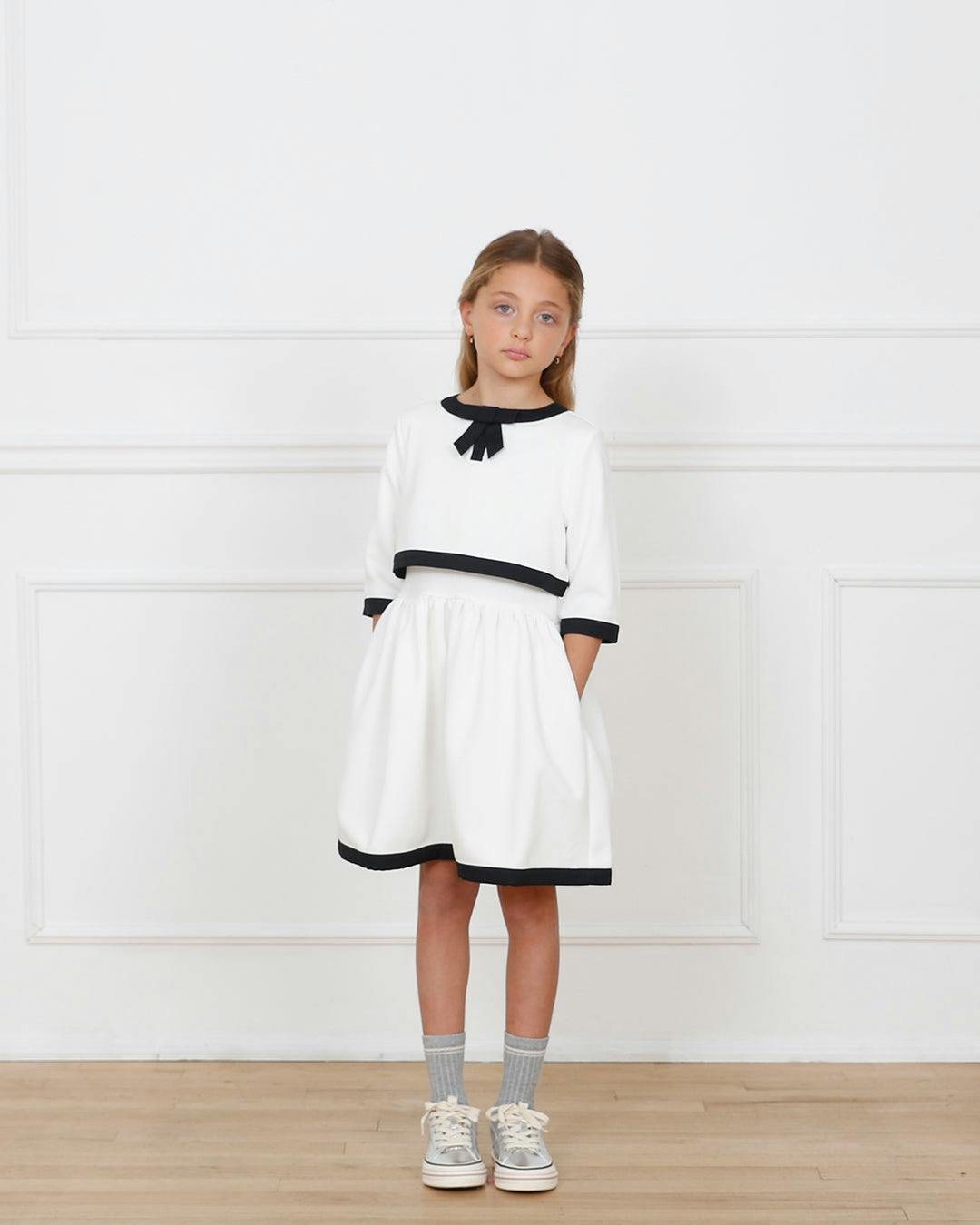 Isobel dress, White