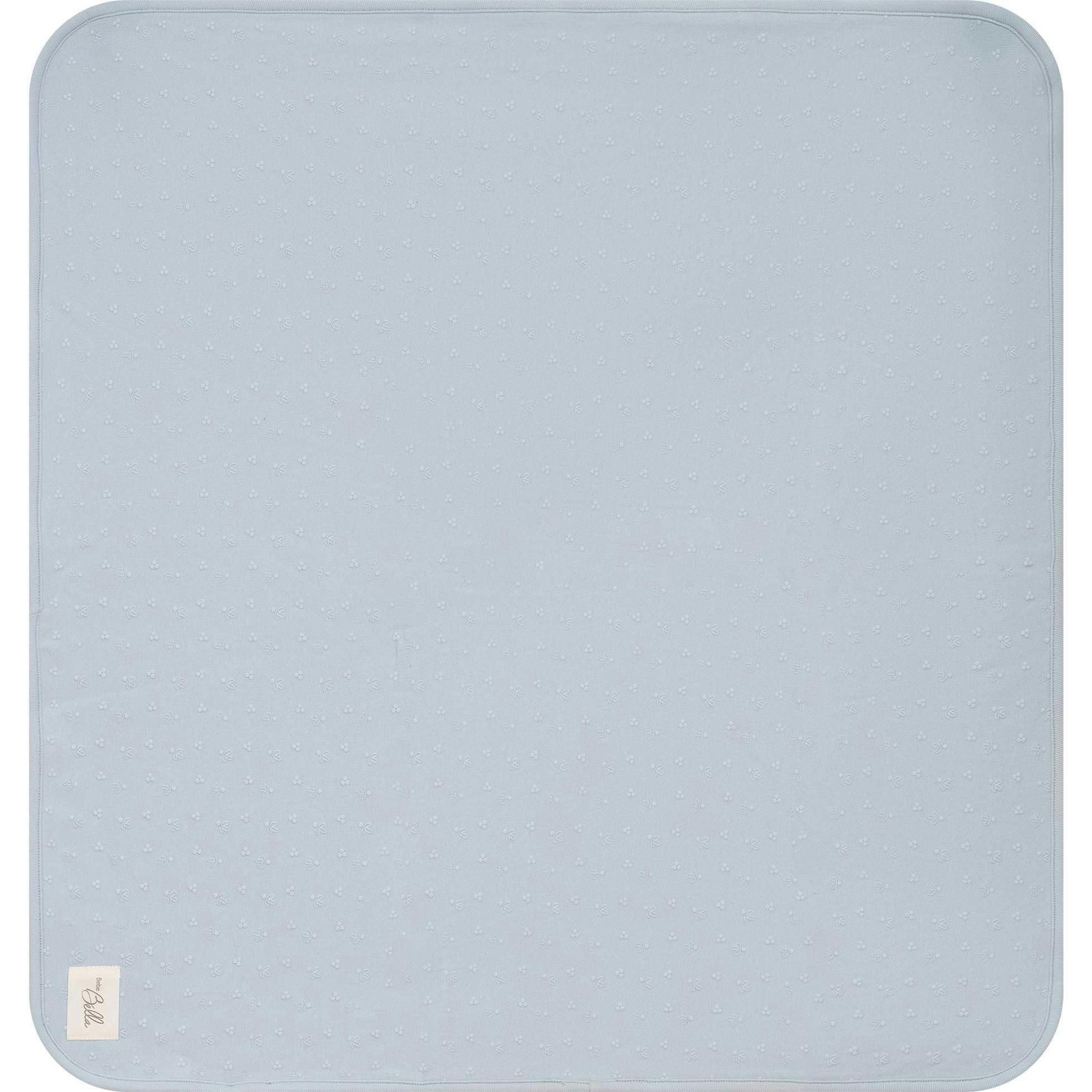 Puff Print Blanket Blue Mist