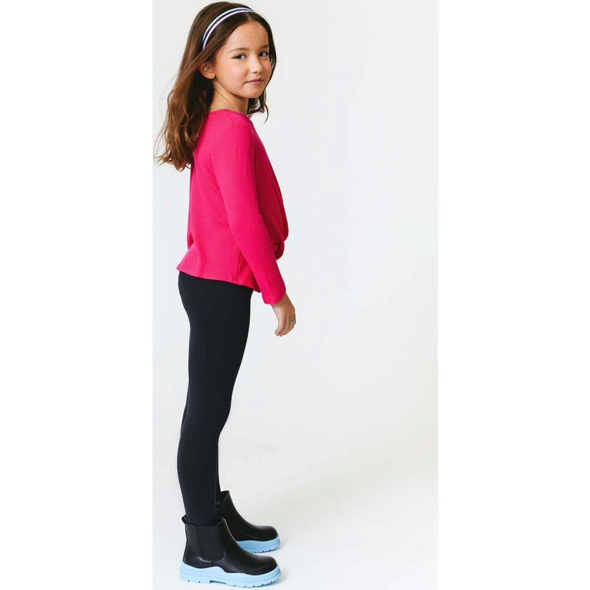 Girls Tlc High Rise Elastic-Free Waistband Leggings