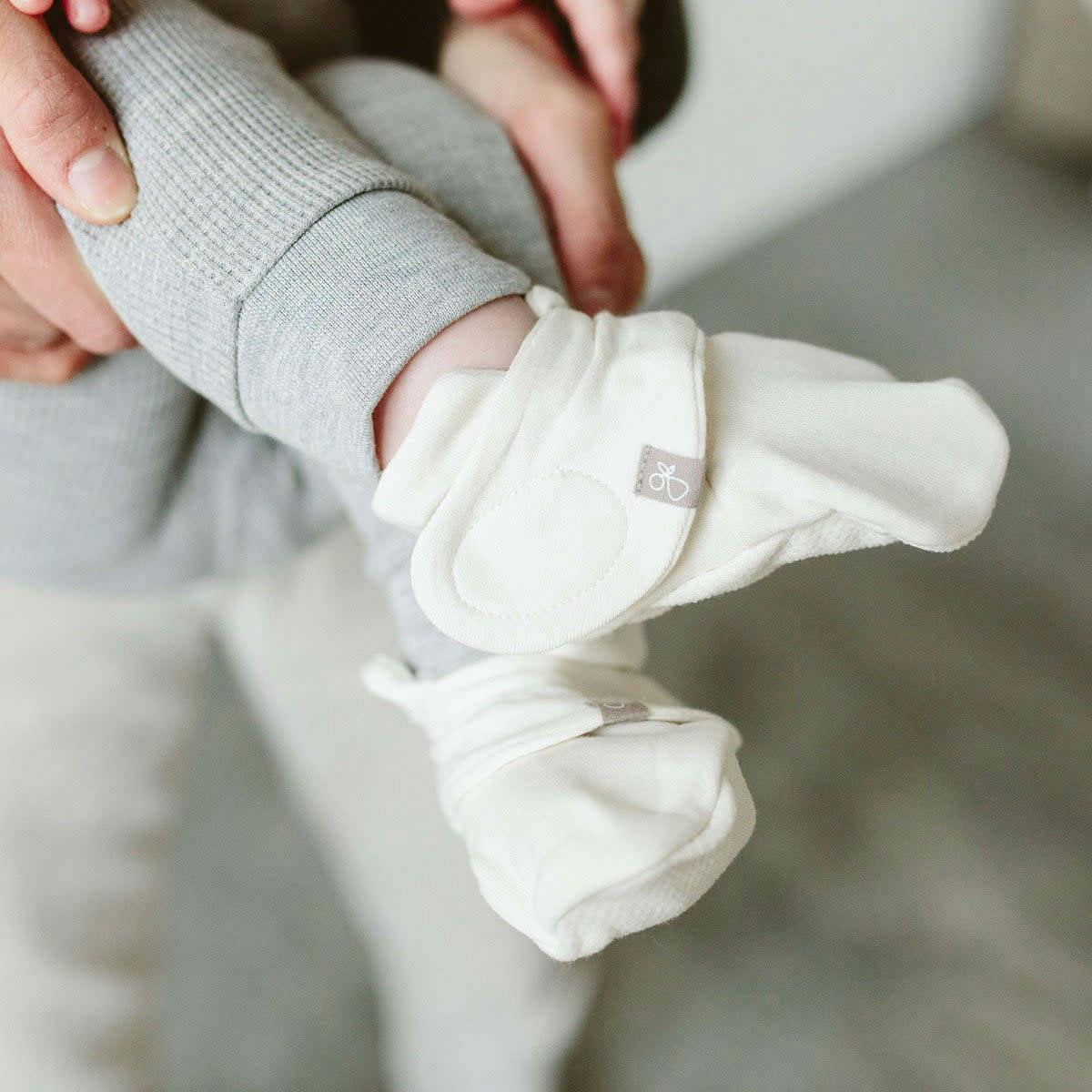 STAY ON BOOTS | CLOUD — Bamboo Organic Cotton Blend, 0–24M