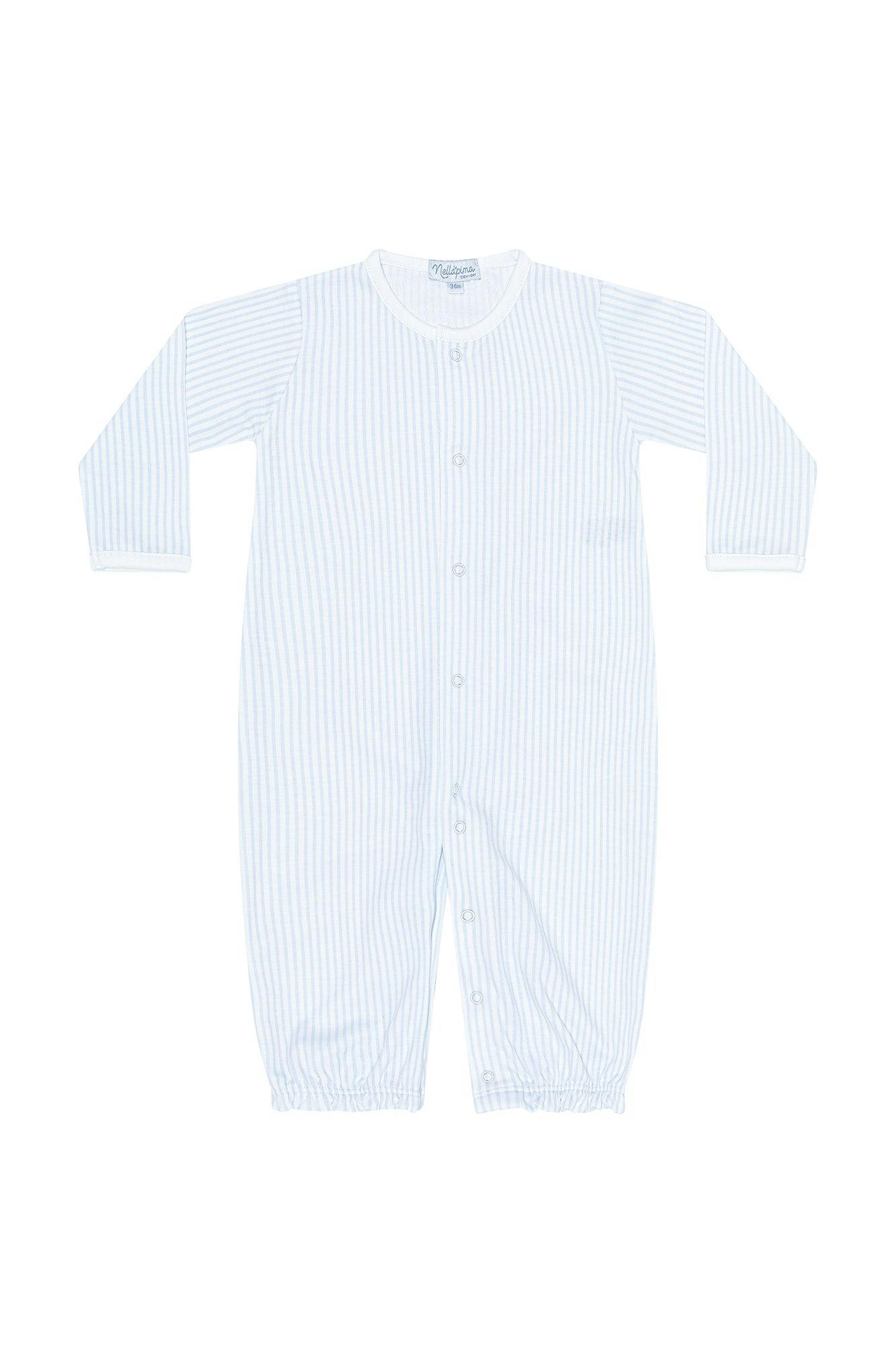 Blue Classic Stripes Converter Gown