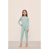 Kids TENCEL™ Modal Unisex Long PJ Set, Blue