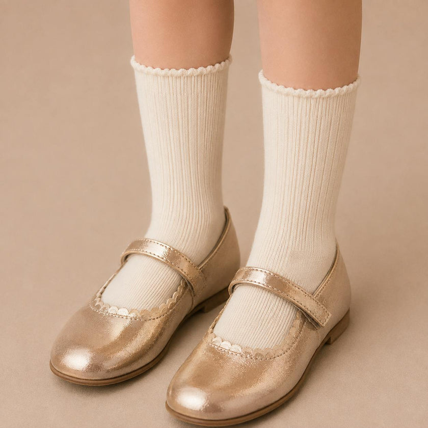 Aria Ballet Flat | Blush Leather