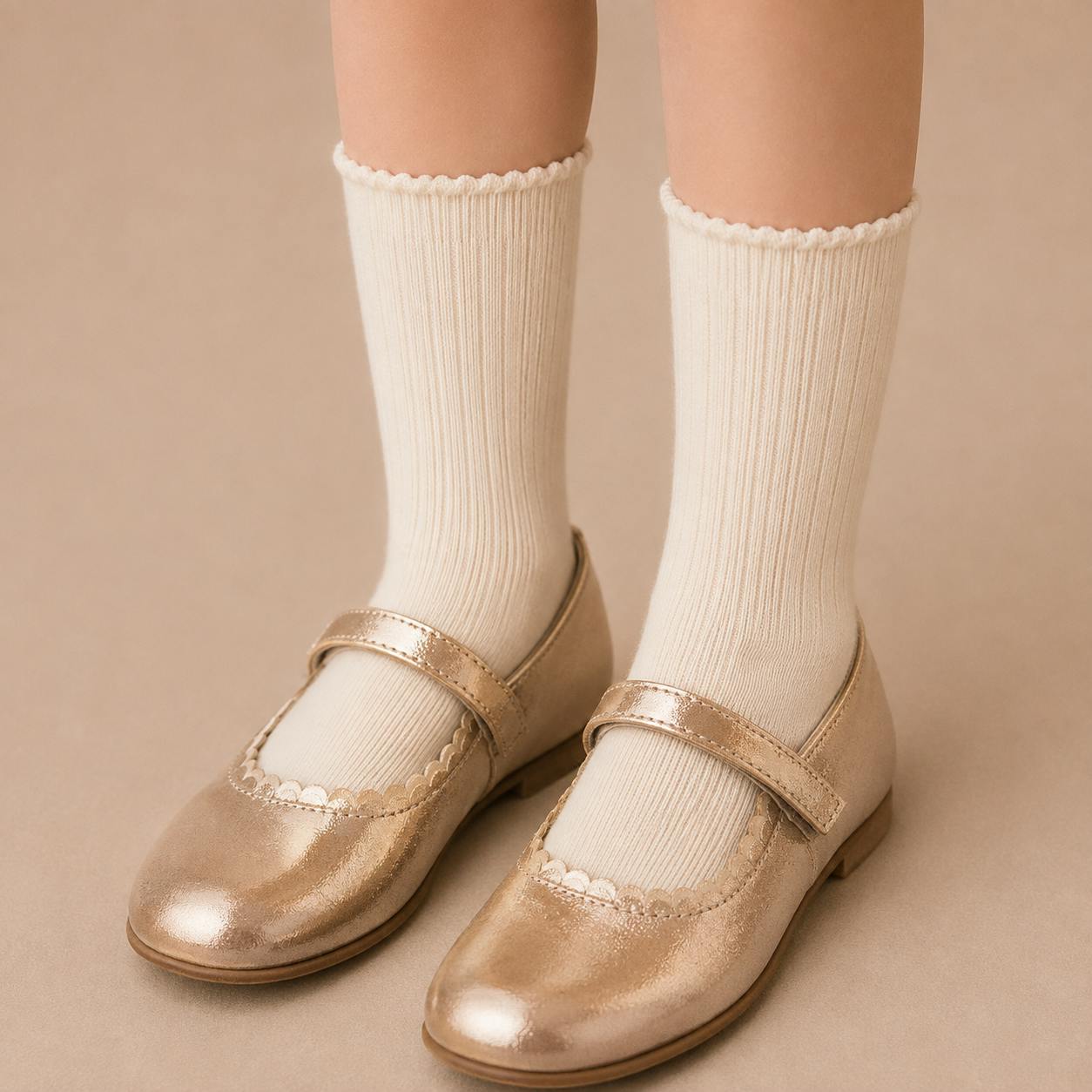 Aria Ballet Flat | Blush Leather