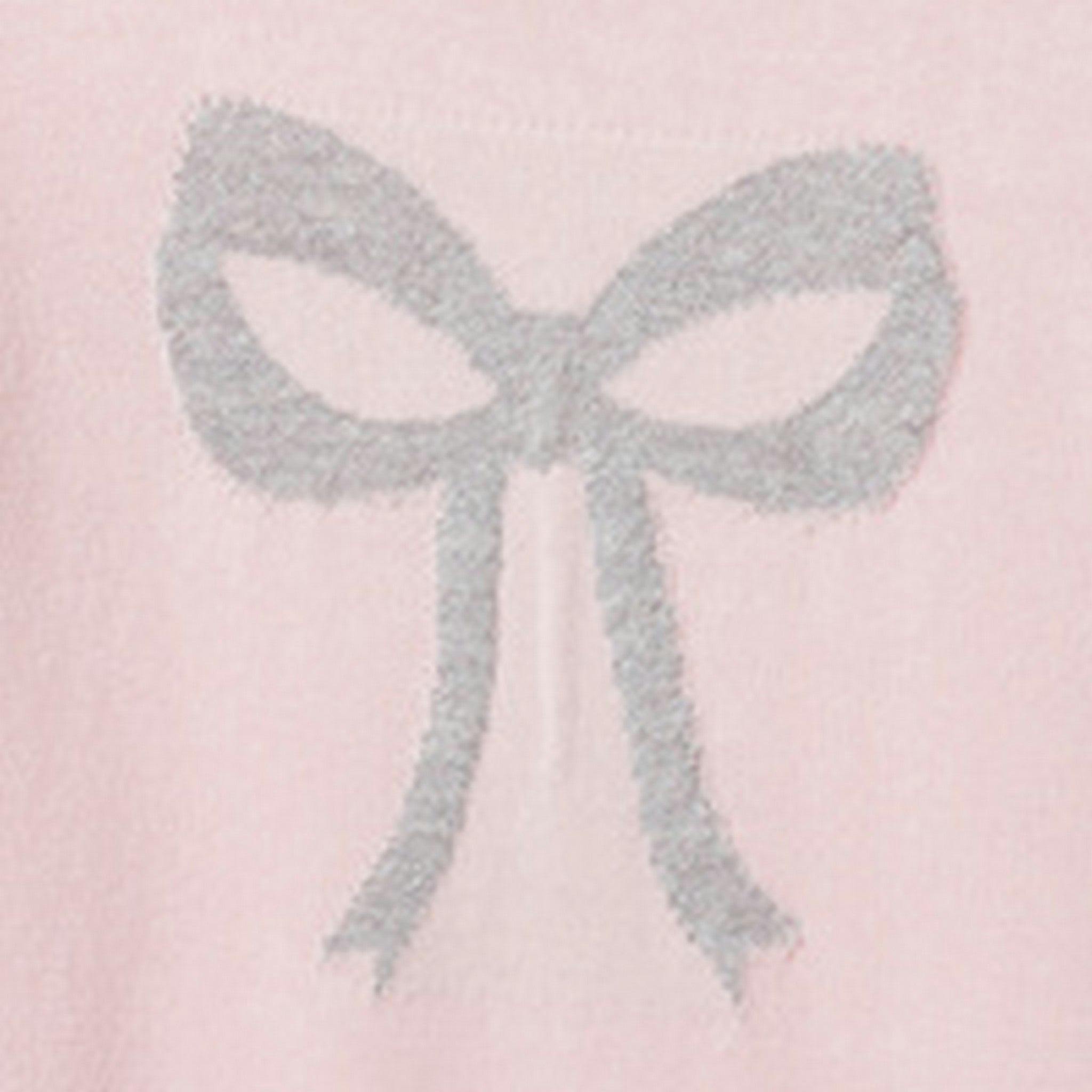 Infant Girls Sweater Romper Set | Shimmer Bow