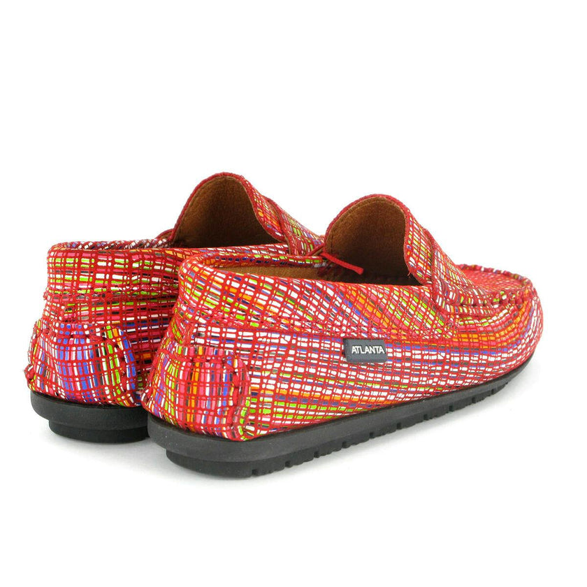 Penny Moccasins, Orange Multi