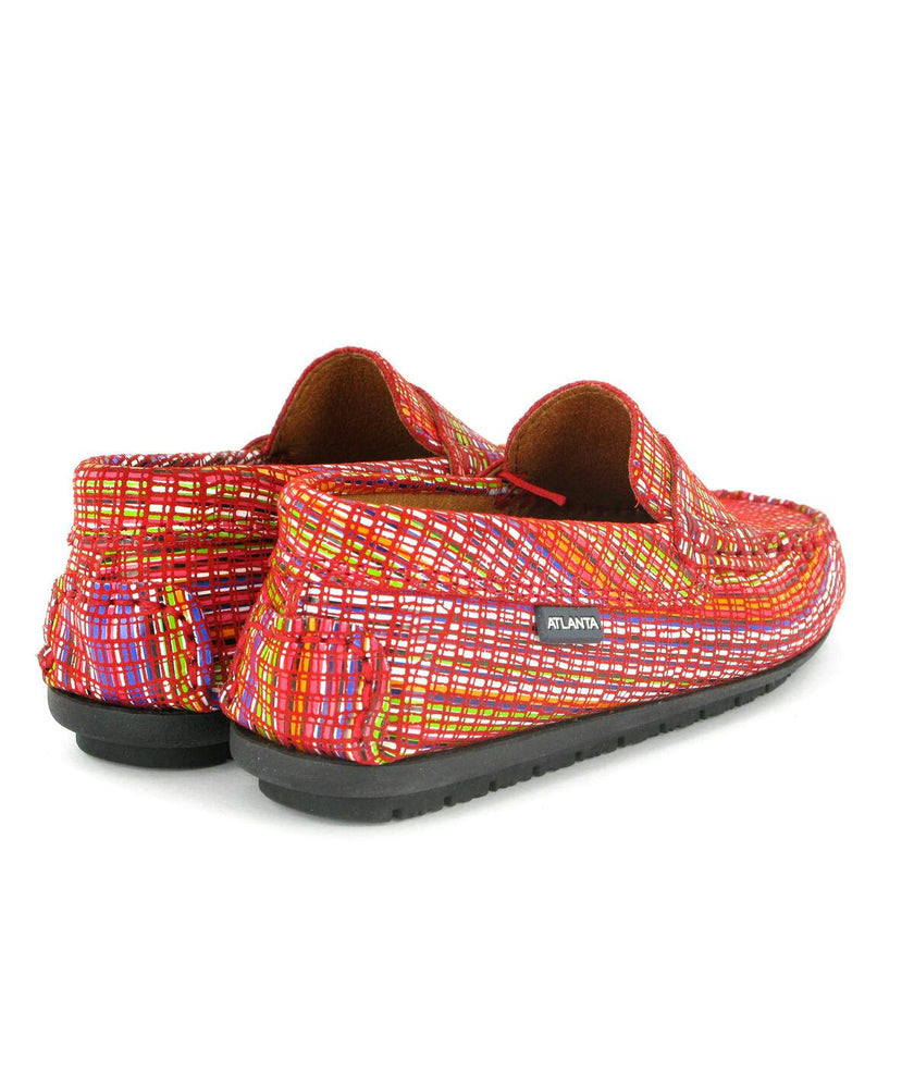 Penny Moccasins, Orange Multi