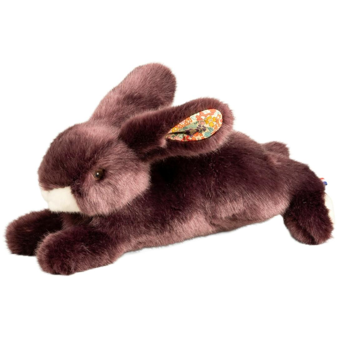 Martin the Rabbit | Prune | Orange Liberty Print
