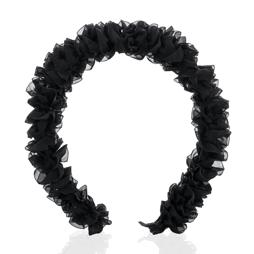Ruffled Sheer Headband