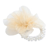 Pearl Blossom Scrunchie Set