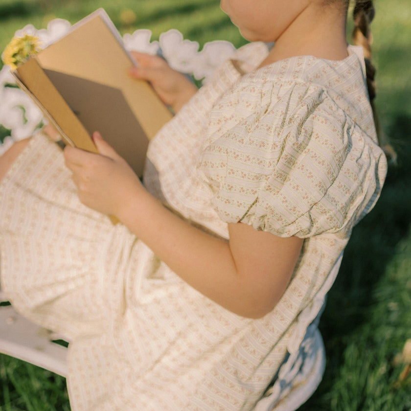 The Weekend Dress | Blush Vine Stripe