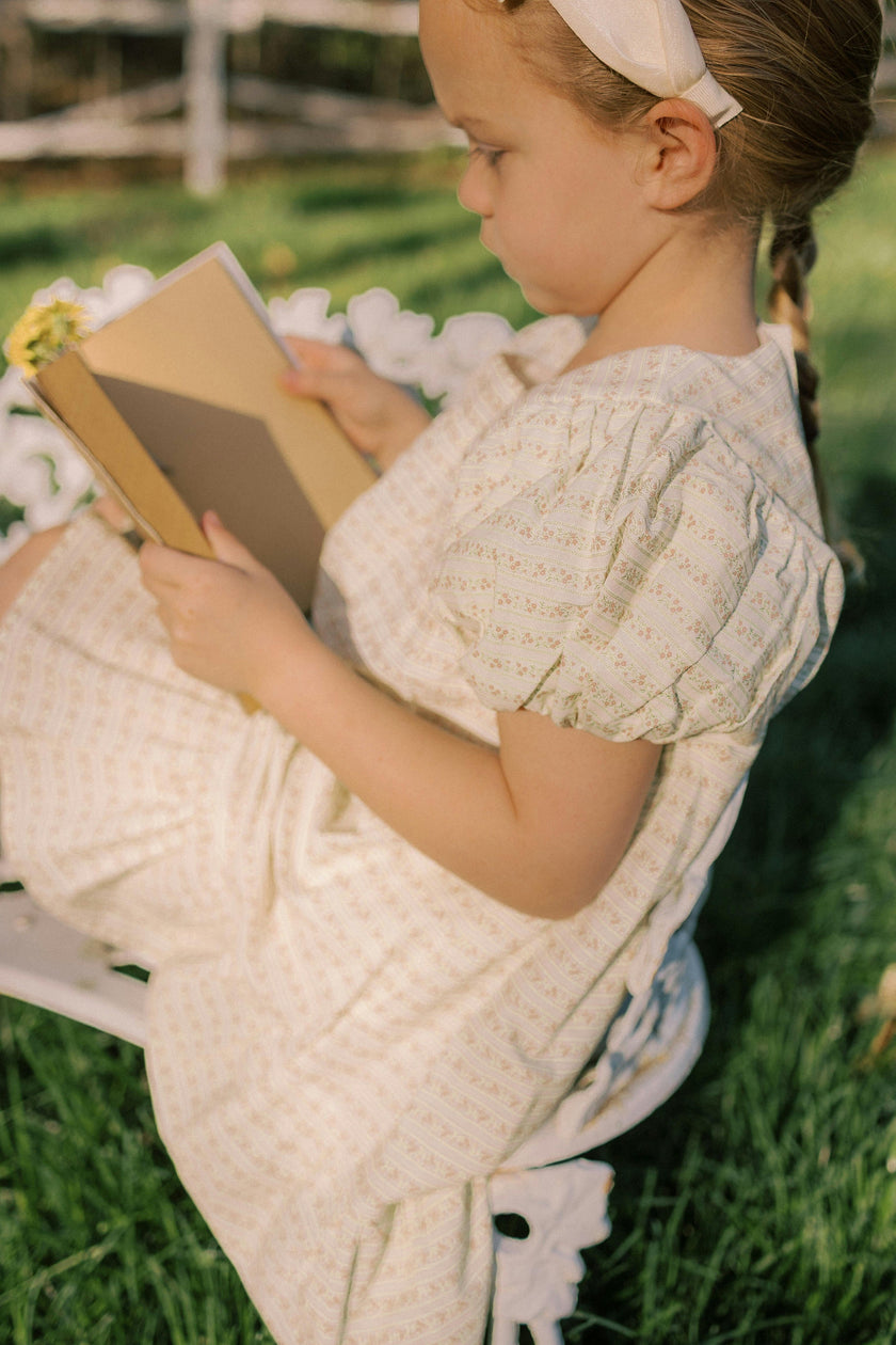 The Weekend Dress | Blush Vine Stripe