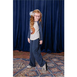 Wide Leg Cargo Pants, Blue