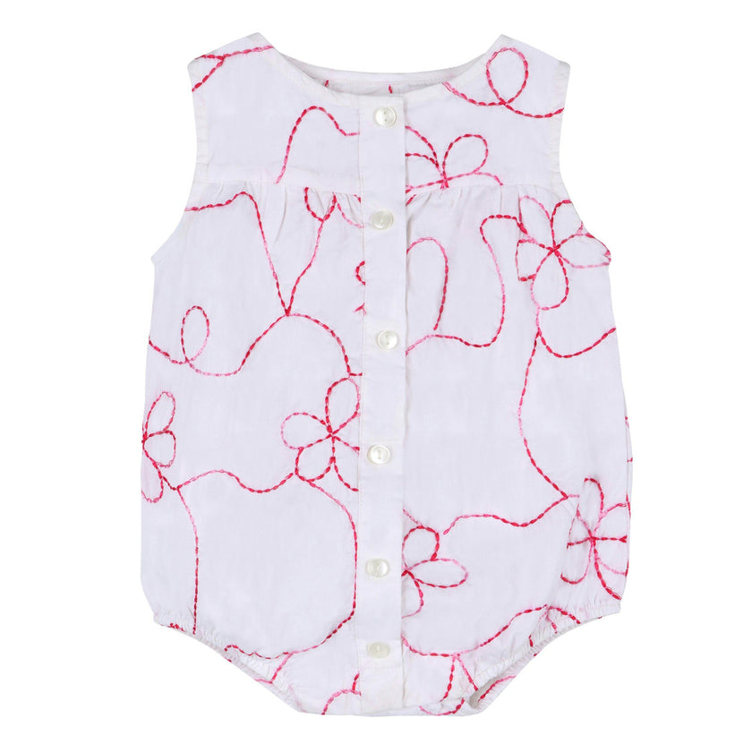 White Color Jardin Romper
