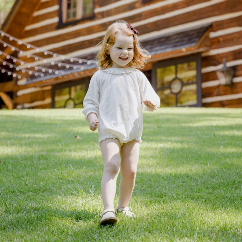 Bea Onesie in Ivory