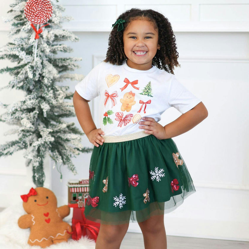 Gingerbread Cutie Christmas Short Sleeve T-Shirt