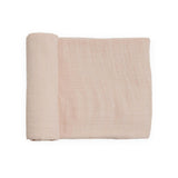 Organic Cotton Muslin Swaddle Blanket - Rosie