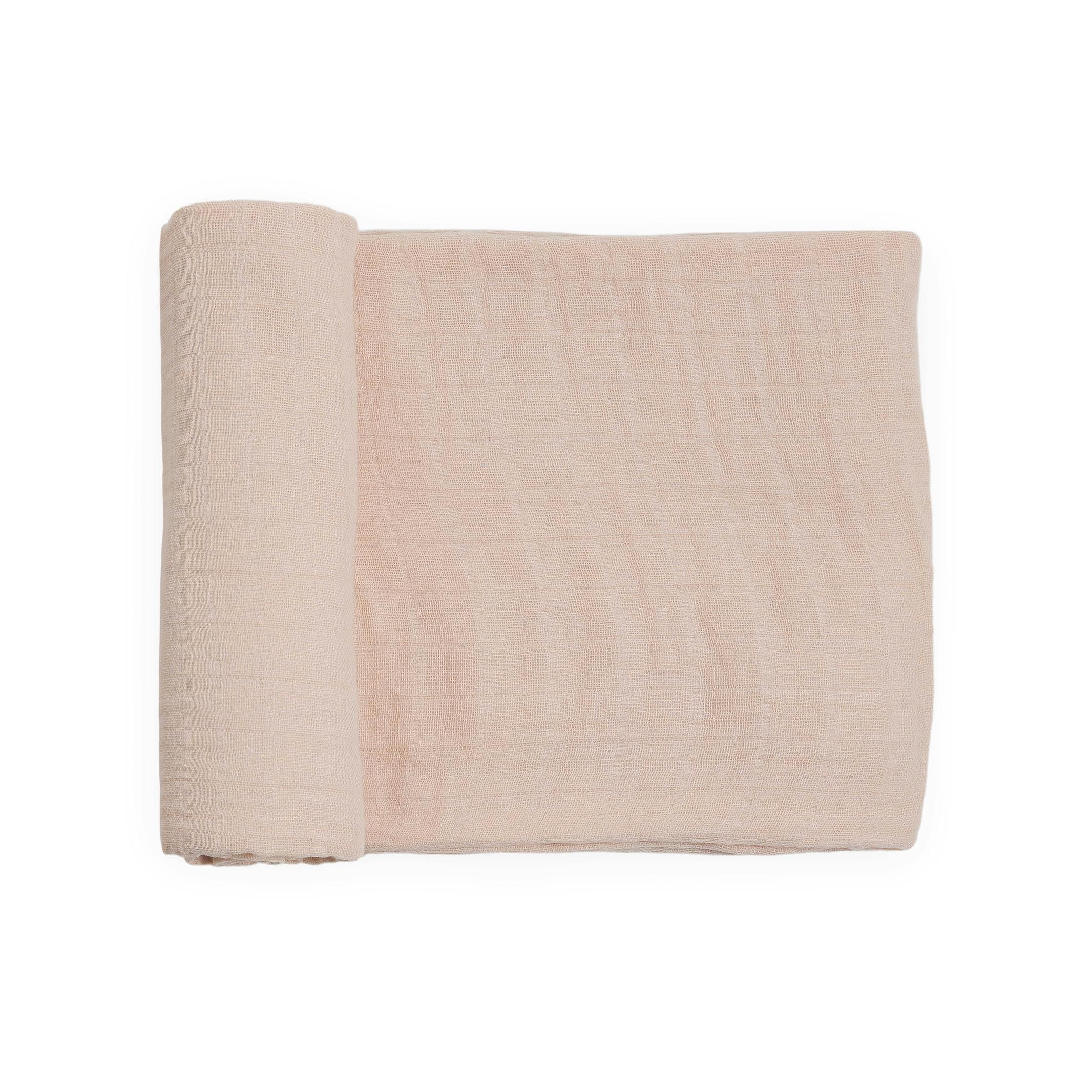 Organic Cotton Muslin Swaddle Blanket - Rosie