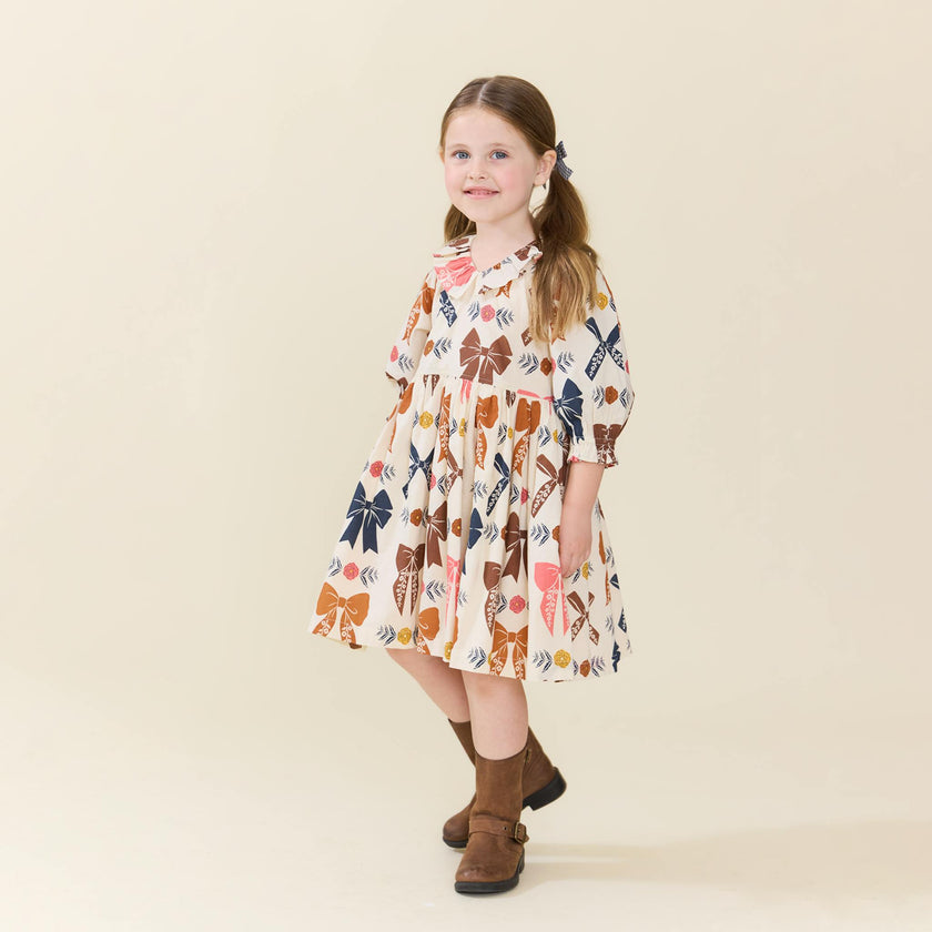 Girls Amara Dress - Harvest Bows