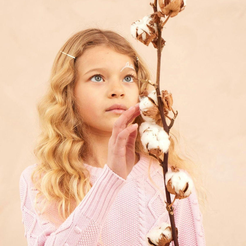 Cable Popcorn Jumper | Bubble Gum