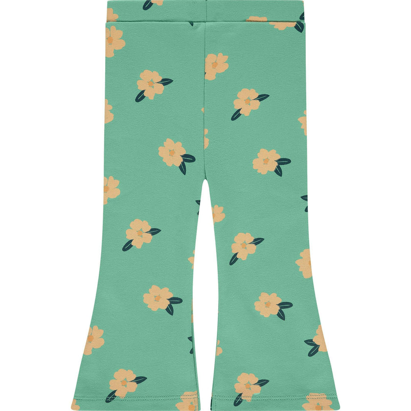 Floral Print Flared Leggings
