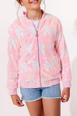 Sequin Bow Bomber