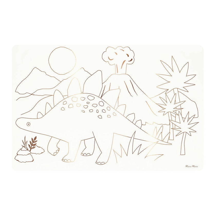 Dinosaurs Coloring Placemats