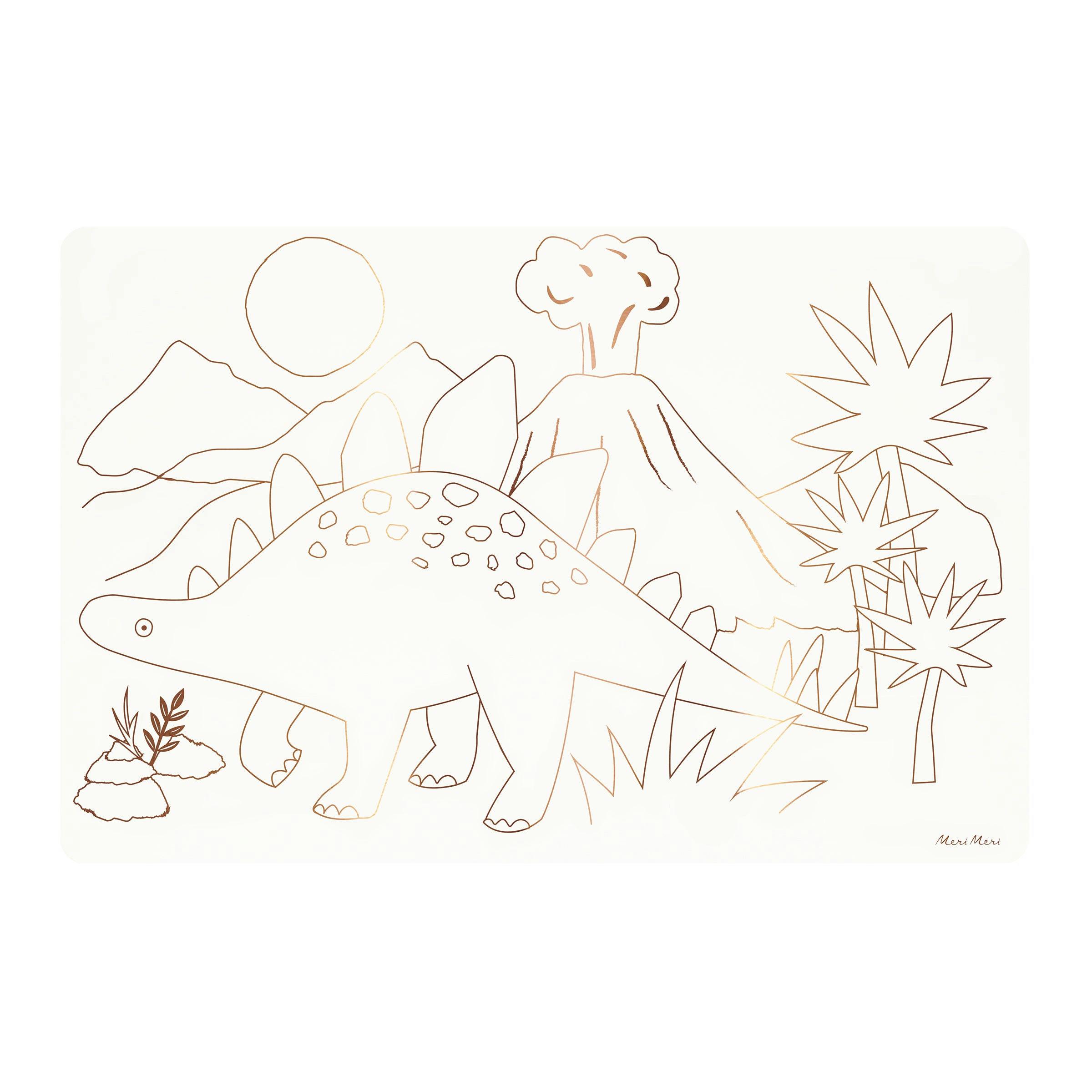 Dinosaurs Coloring Placemats