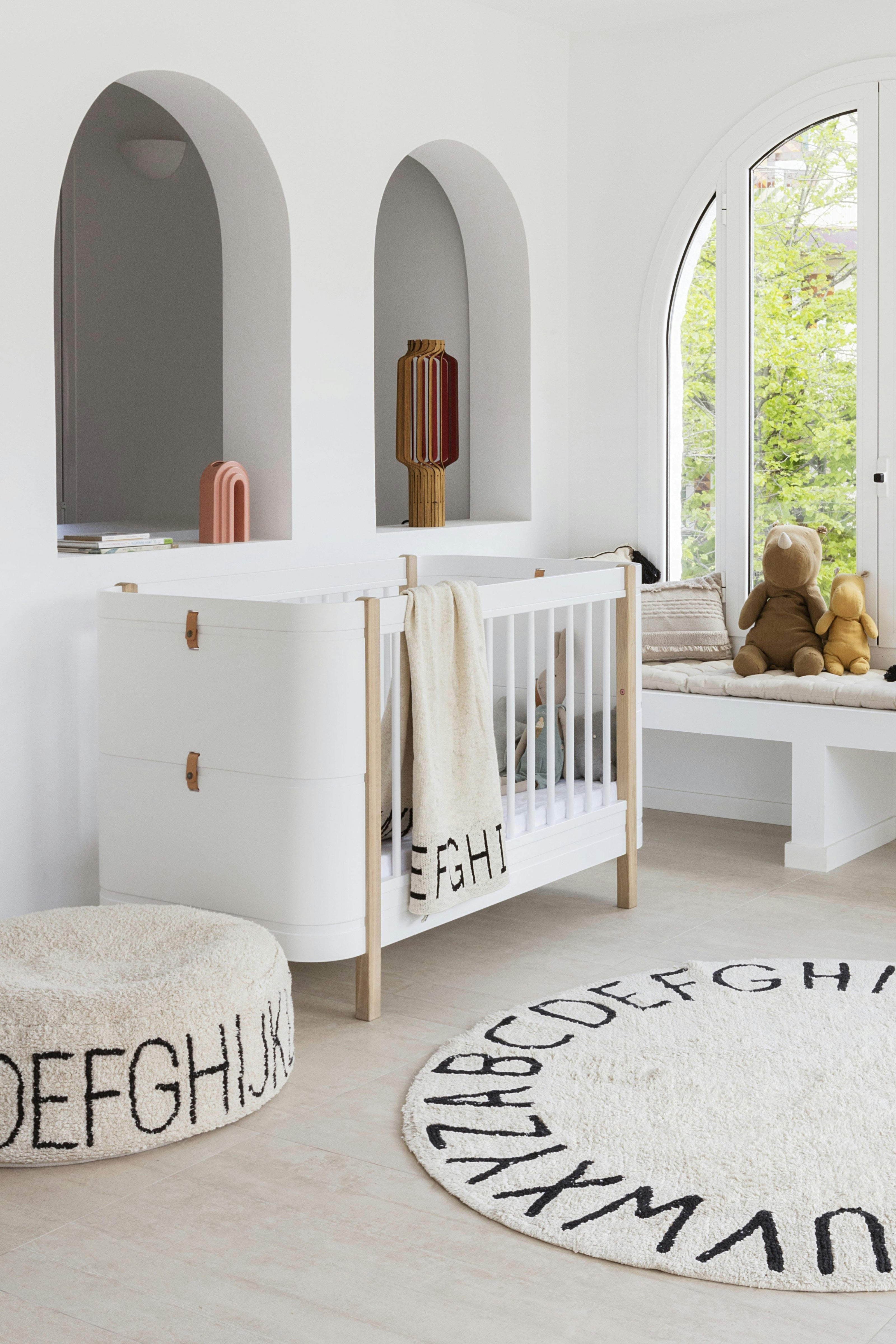 ABC Round Washable Rug