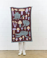 Hoppy Place Knit Mini Blanket