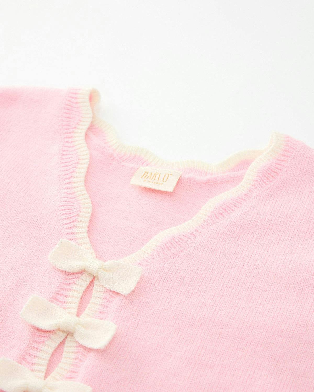 Carla Knit Cardigan, Pink