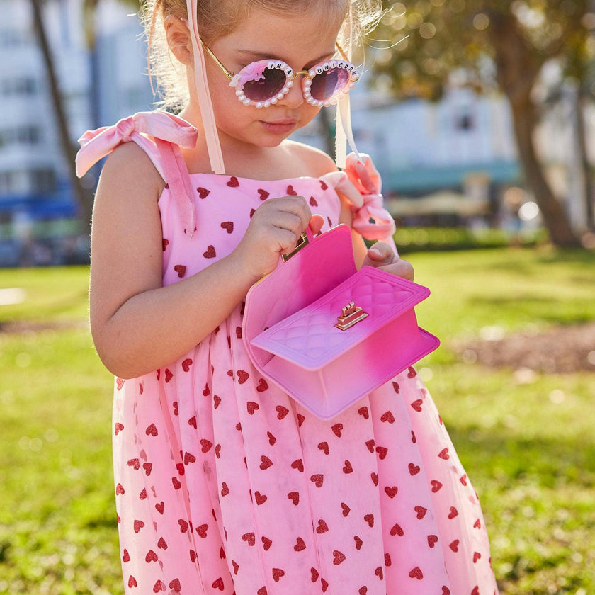 Women's Pink Hearts Tank Dress