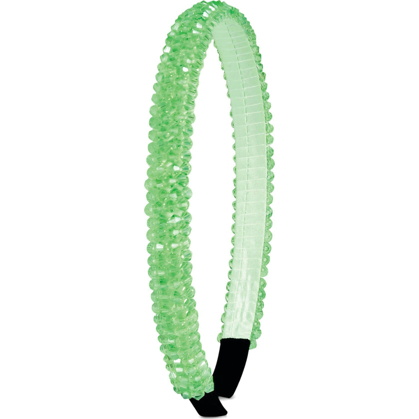 5 Pack Rhinestone Headbands in Reusable Pouch