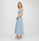 The Ame Skirt - Lagoon Gingham