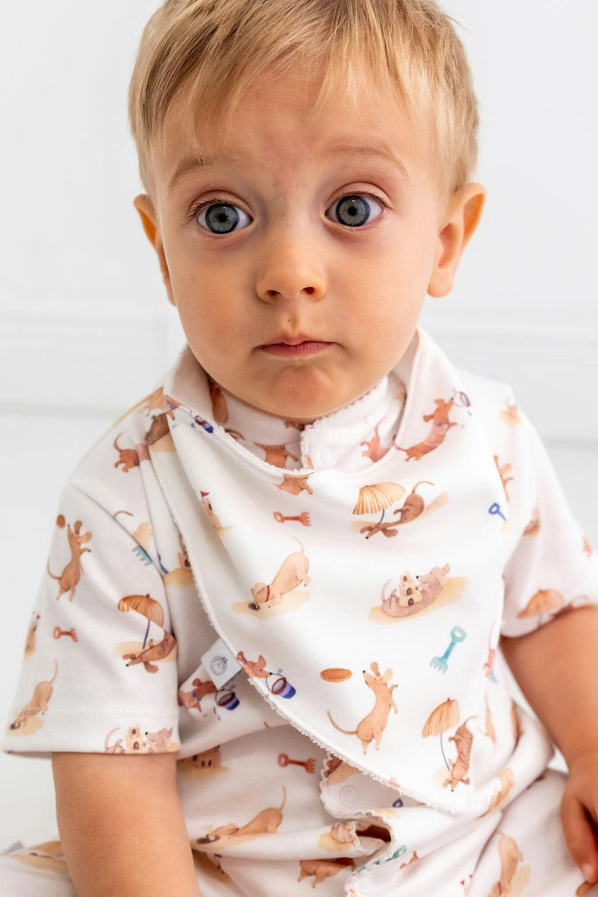 Beach Dogs Pima Cotton Short Romper