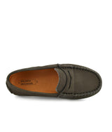 Penny Moccasin in Nubuck, Dark Brown