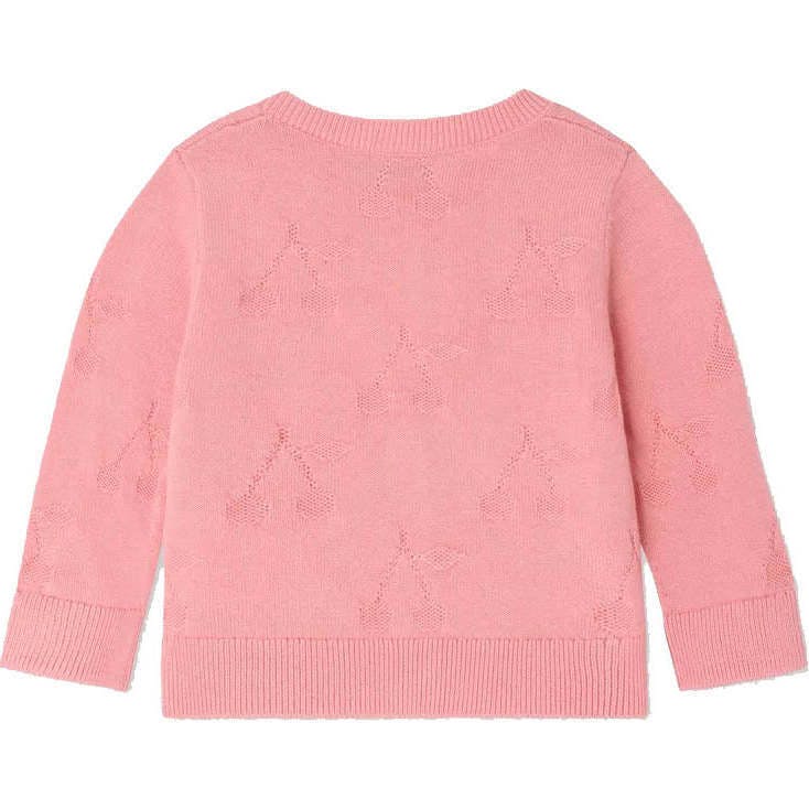 BONPOINT Teyana Baby Cardigan - Rose Bonbon