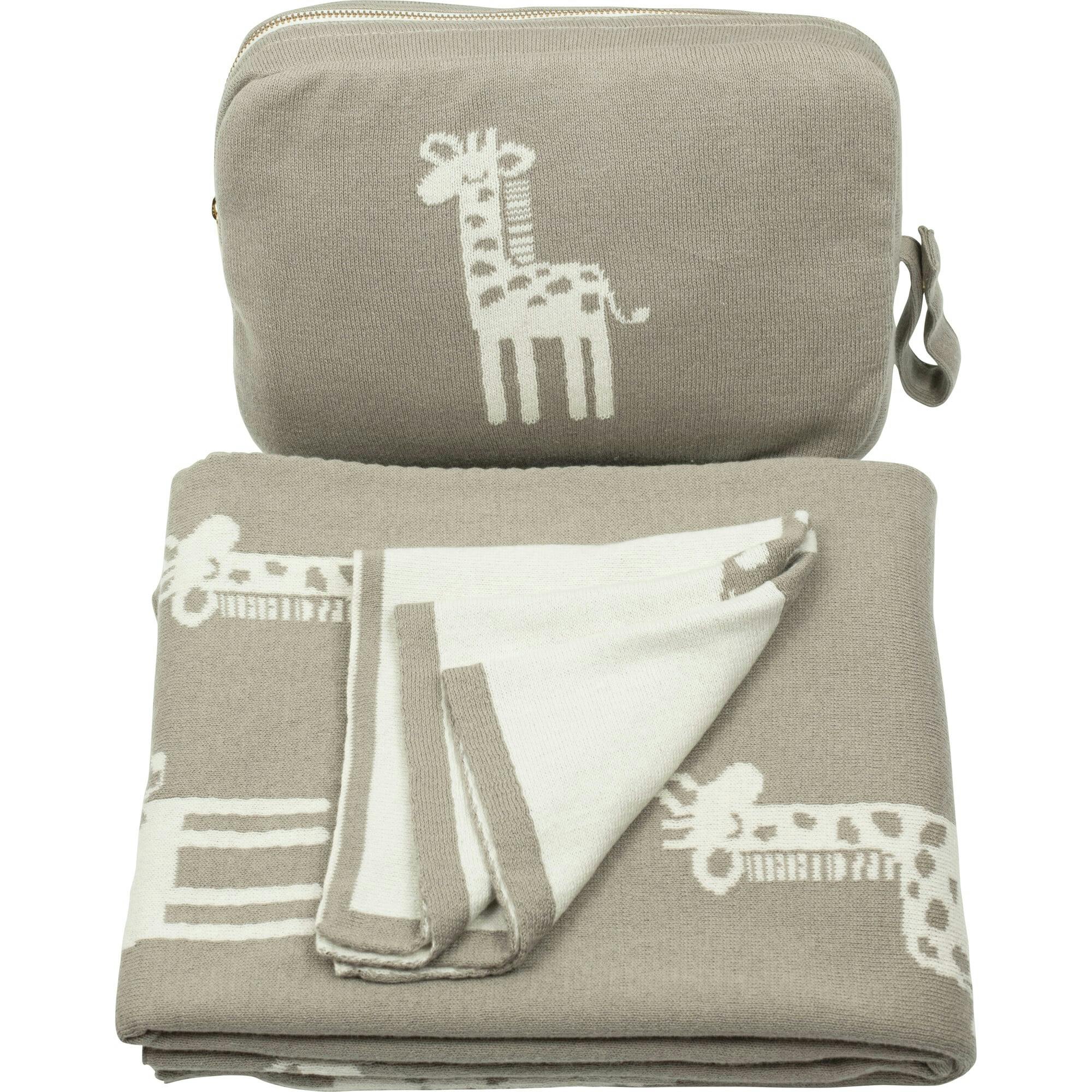 Reversible Baby Blanket Set