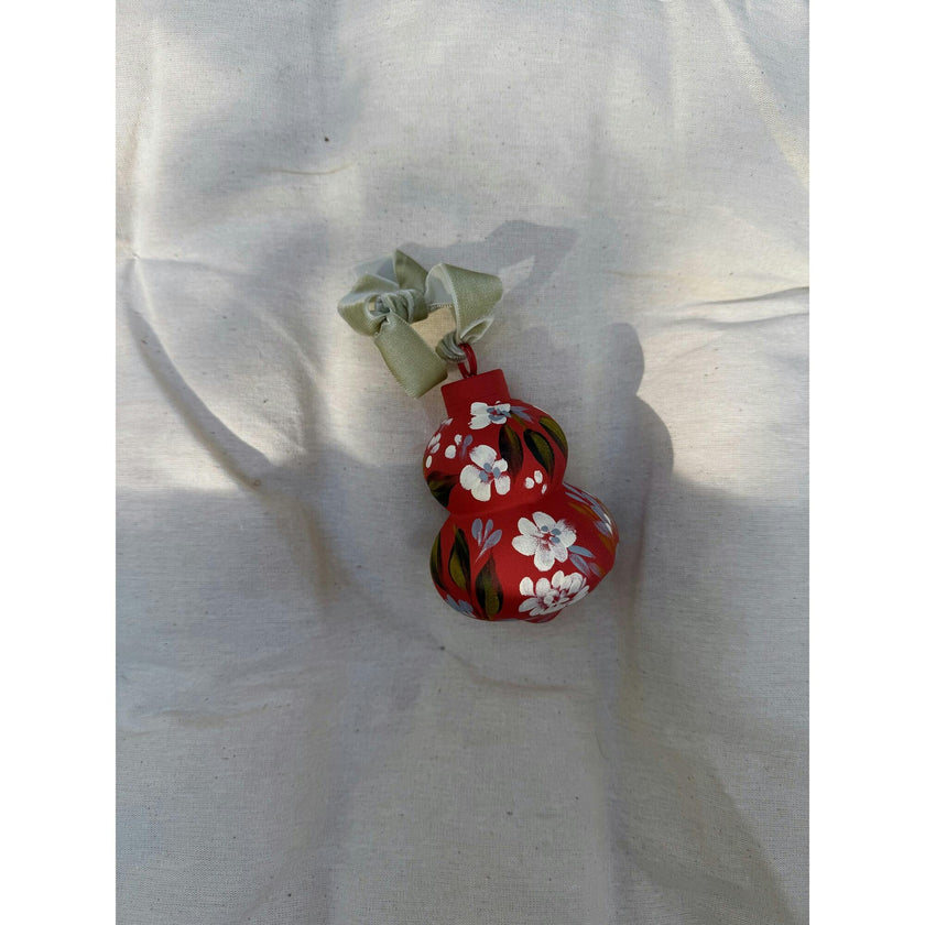 Vermilion Berry Blossom Ornament
