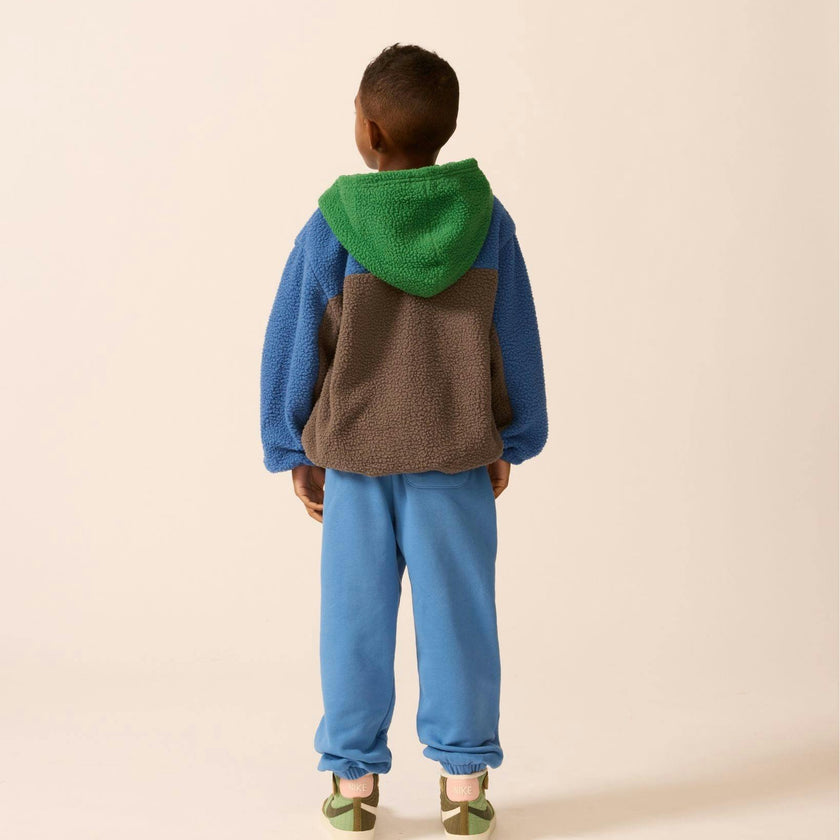 Polar Fleece Zip Up in Blue Note