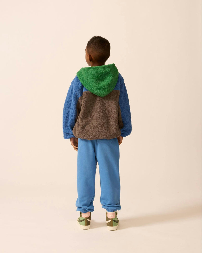 Polar Fleece Zip Up in Blue Note